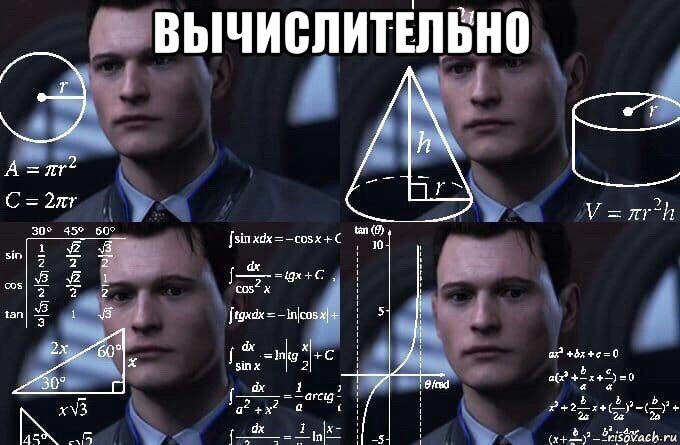 вычислительно , Мем  Коннор задумался