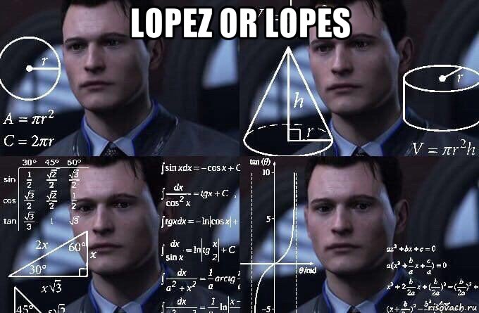 lopez or lopes , Мем  Коннор задумался