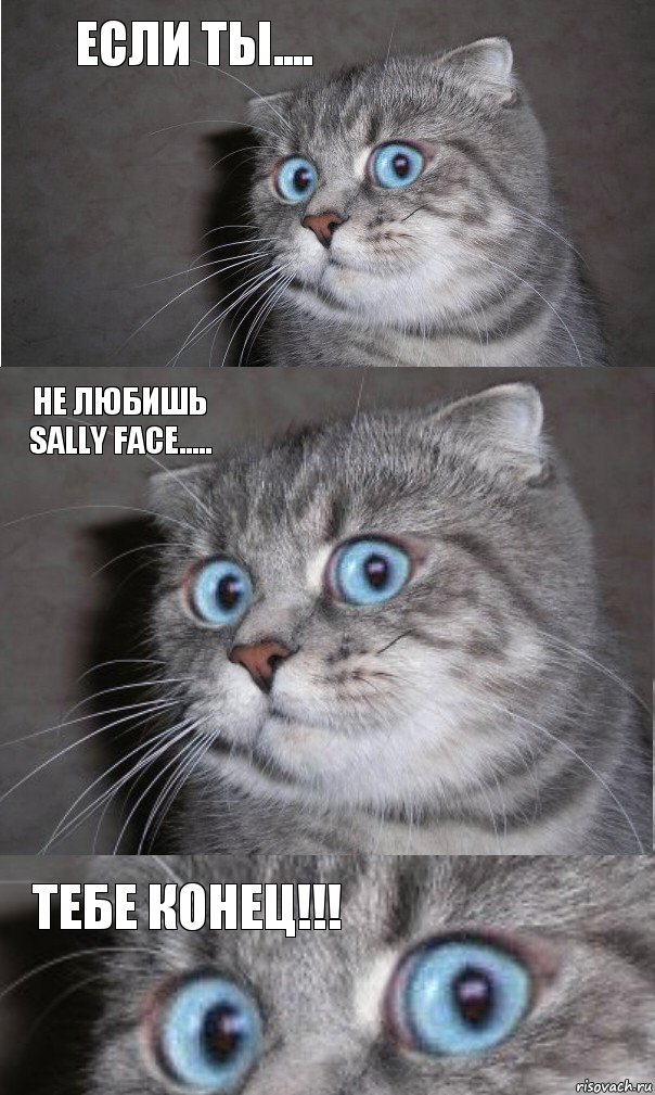Если ты.... Не любишь Sally Face..... ТЕБЕ КОНЕЦ!!!, Комикс  котейка