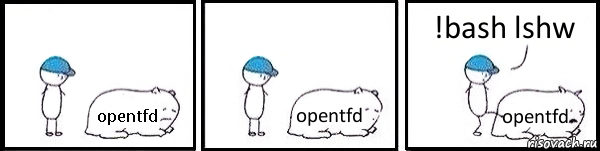 opentfd opentfd opentfd !bash lshw, Комикс   Работай