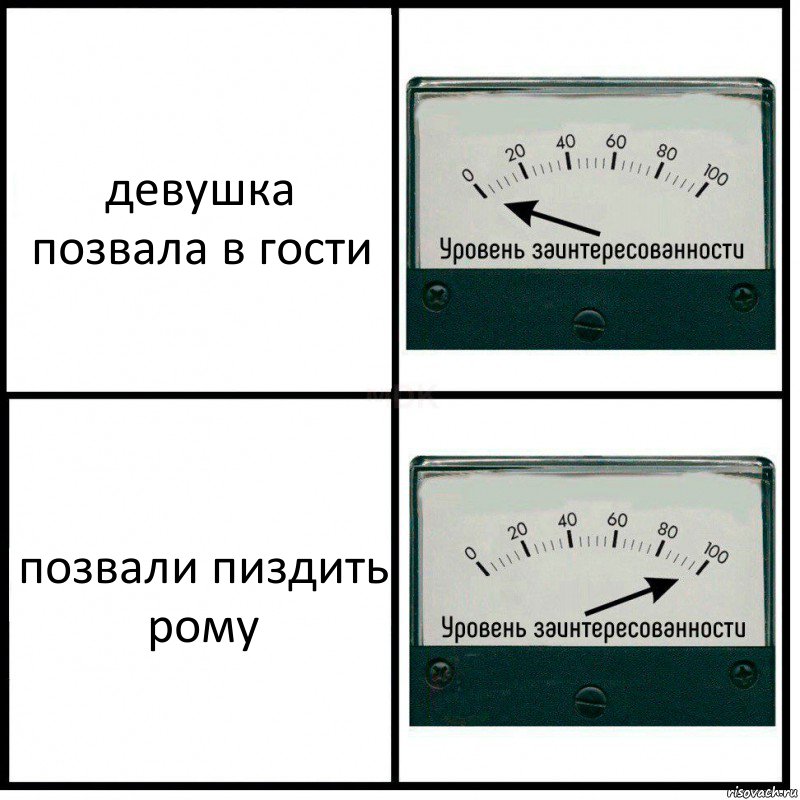 девушка позвала в гости позвали пиздить рому