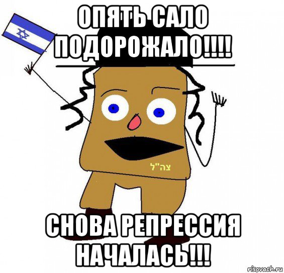 опять сало подорожало!!!! снова репрессия началась!!!