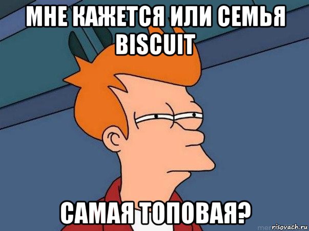 мне кажется или семья biscuit самая топовая?, Мем  Фрай (мне кажется или)