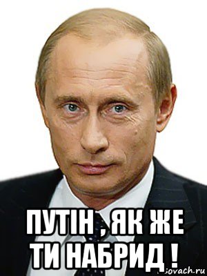  путін , як же ти набрид !, Мем Путин