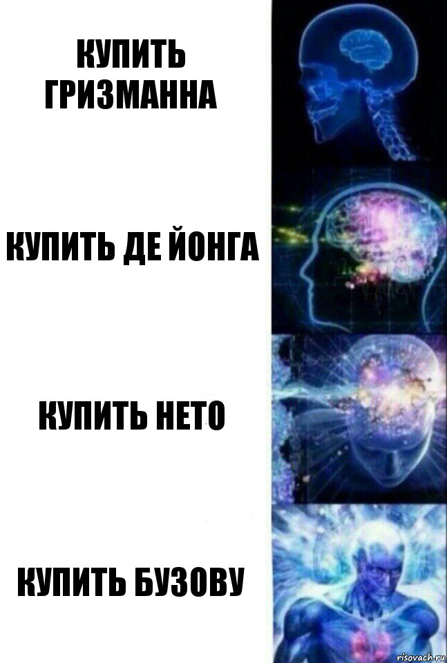 купить гризманна купить Де Йонга купить Нето купить Бузову, Комикс  Сверхразум