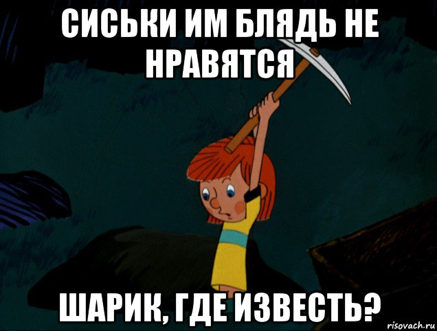 сиськи им блядь не нравятся шарик, где известь?, Мем  Дядя Фёдор копает клад