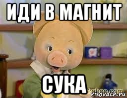 иди в магнит сука, Мем Хрюша