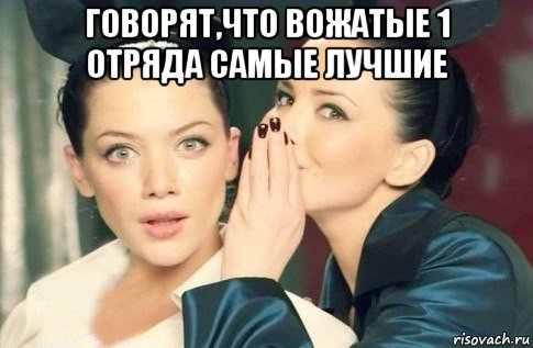 говорят,что вожатые 1 отряда самые лучшие , Мем  Он