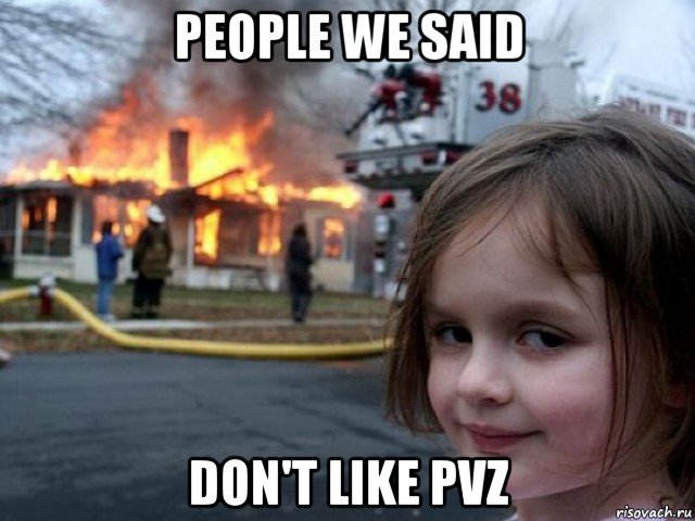 people we said don't like pvz