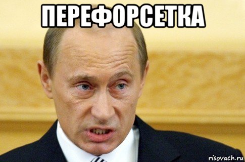 перефорсетка , Мем путин