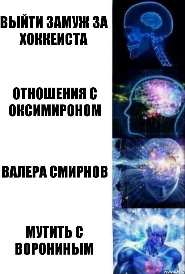 Выйти замуж за хоккеиста Отношения с оксимироном Валера Смирнов Мутить с Ворониным, Комикс  Сверхразум