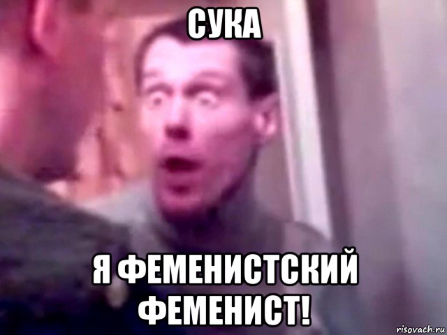 сука я феменистский феменист!