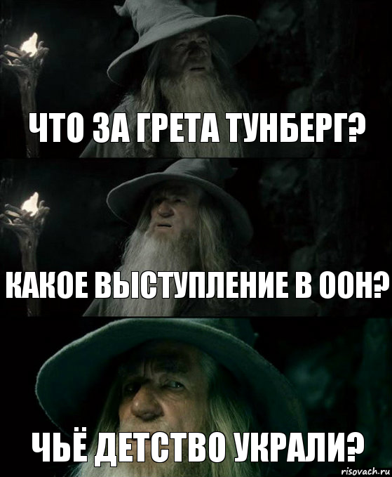 Что за Грета Тунберг? Какое выступление в ООН? Чьё детство украли?