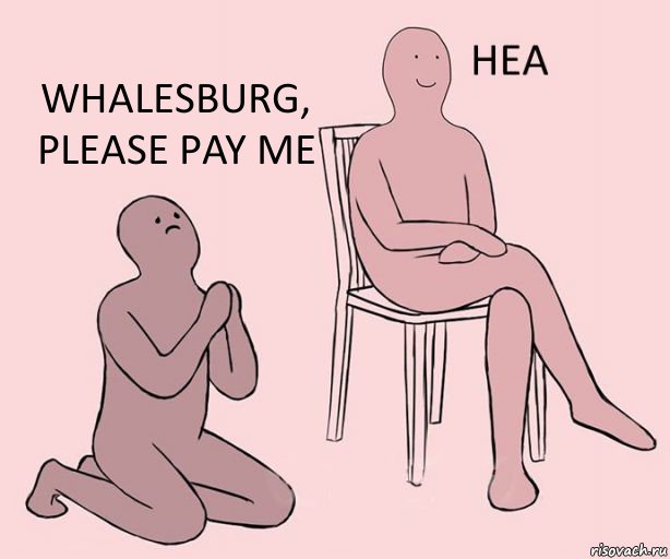   Whalesburg, please pay me, Комикс Неа