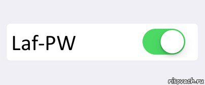  Laf-PW , Комикс Переключатель