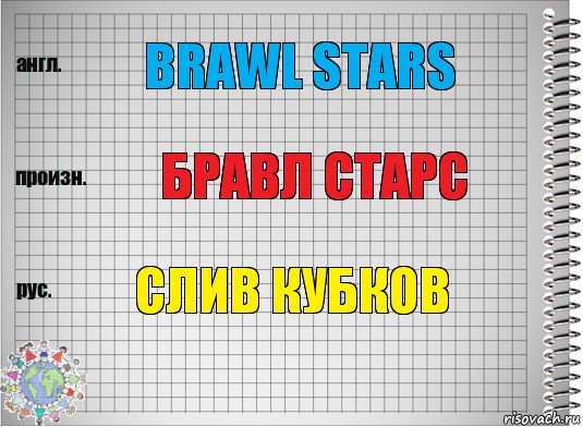 Brawl Stars Бравл Старс Слив Кубков