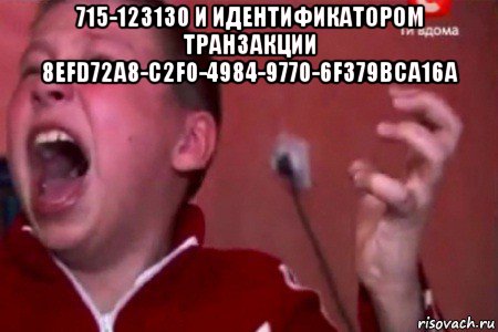 715-123130 и идентификатором транзакции 8efd72a8-c2f0-4984-9770-6f379bca16a 