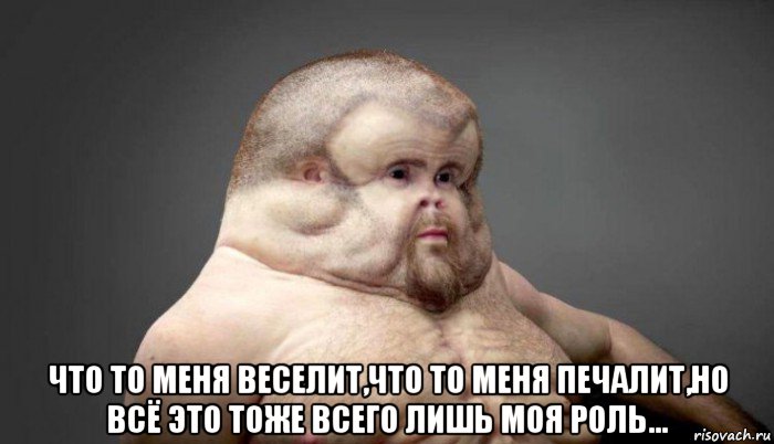  что то меня веселит,что то меня печалит,но всё это тоже всего лишь моя роль..., Мем  Человек который выживет в лбом ДТП