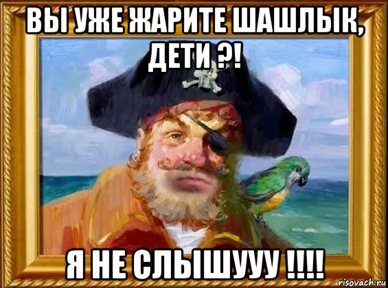 вы уже жарите шашлык, дети ?! я не слышууу !!!!