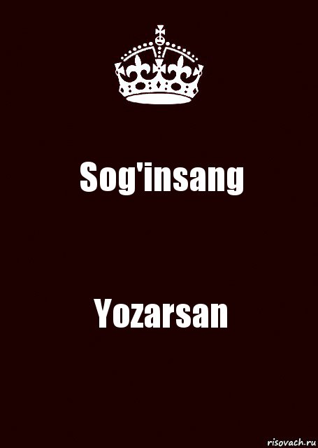 Sog'insang Yozarsan, Комикс keep calm