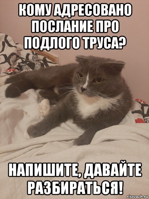 кому адресовано послание про подлого труса? напишите, давайте разбираться!, Мем Пашуха