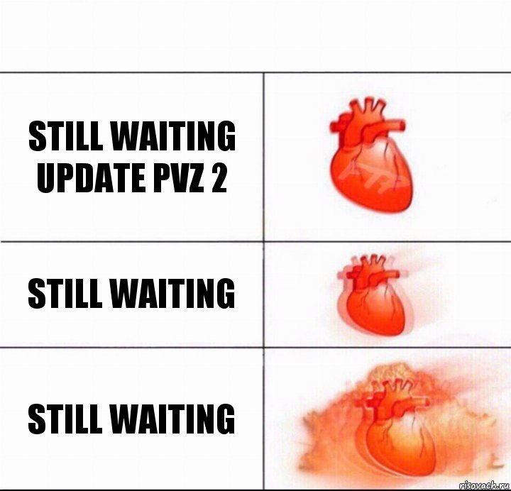 Still Waiting Update PvZ 2 Still Waiting STILL WAITING, Комикс  Расширяюшее сердце