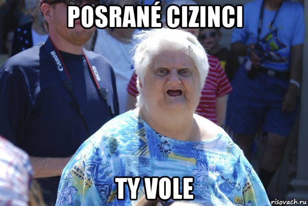 posrané cizinci ty vole