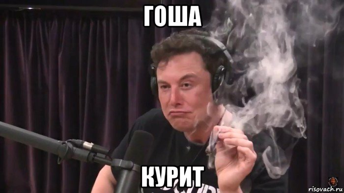 гоша курит, Мем Илон Маск