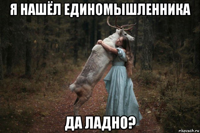 я нашёл единомышленника да ладно?