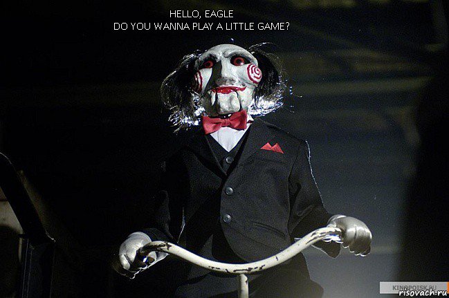 hello, eagle
do you wanna play a little game?, Комикс Пила