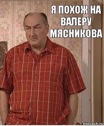 Я похож на валеру мясникова