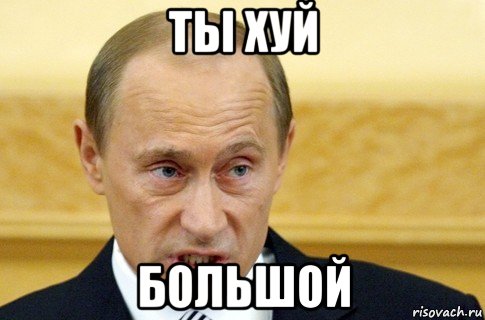 ты хуй большой, Мем путин