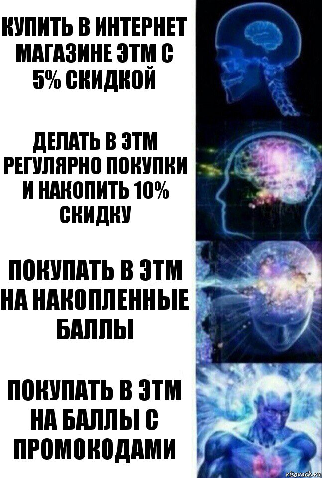 Купить в интернет магазине ЭТМ с 5% скидкой Делать в ЭТМ регулярно покупки и накопить 10% скидку Покупать в ЭТМ на накопленные баллы Покупать в ЭТМ на баллы с промокодами, Комикс  Сверхразум