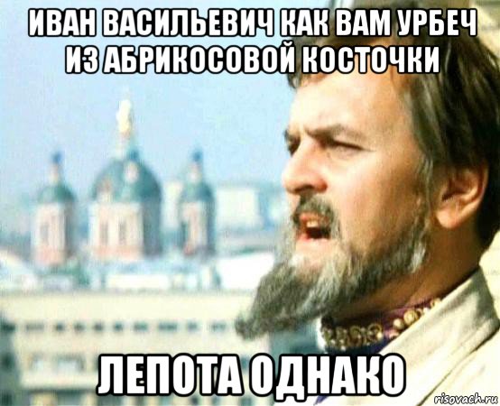 иван васильевич как вам урбеч из абрикосовой косточки лепота однако, Мем иван васильевич