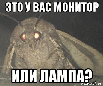 это у вас монитор или лампа?, Мем Матылёк