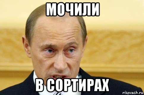 мочили в сортирах, Мем путин