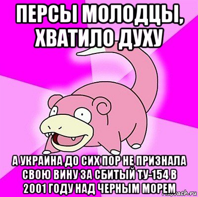 персы молодцы, хватило духу а украина до сих пор не признала свою вину за сбитый ту-154 в 2001 году над черным морем