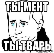 ты мент ты тварь, Мем  Володя Путин