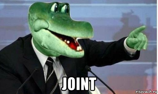  joint, Мем Крокодил Гена политик