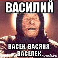 василий васек, васяня, васелек