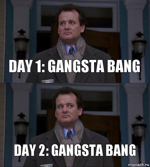 day 1: gangsta bang Day 2: gangsta bang, Комикс  ВАЫВФА