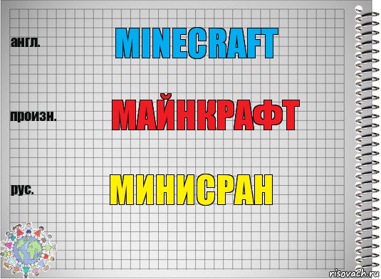 Minecraft Майнкрафт Минисран, Комикс  Перевод с английского