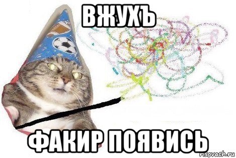 вжухъ факир появись, Мем Вжух