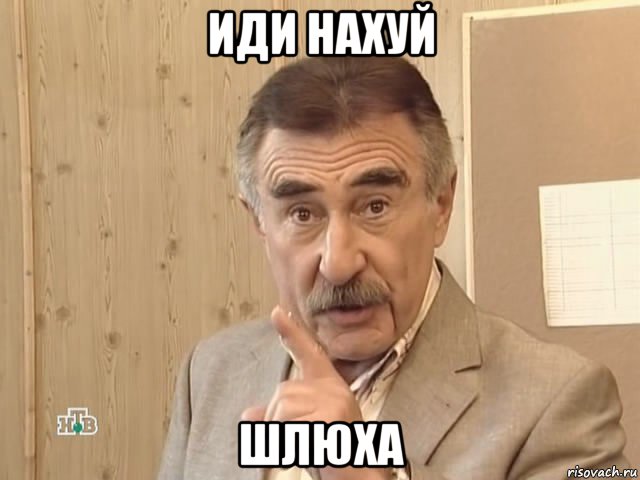 иди нахуй шлюха, Мем Каневский (Но это уже совсем другая история)