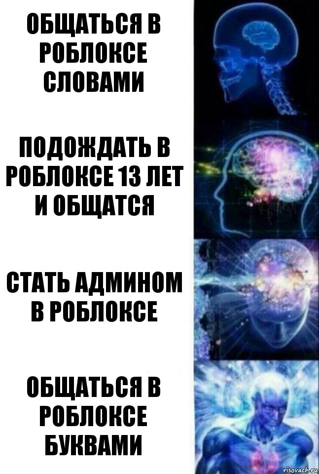 Общаться в роблоксе словами Подождать в роблоксе 13 лет и общатся Стать админом в роблоксе Общаться в роблоксе буквами, Комикс  Сверхразум