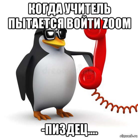 когда учитель пытается войти zoom -пиздец....