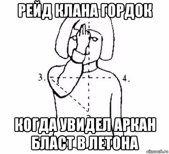 рейд клана гордок когда увидел аркан бласт в летона, Мем  Перекреститься