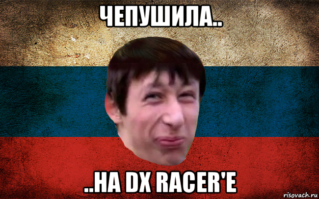 чепушила.. ..на dx racer'e