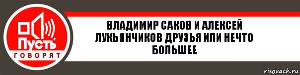 владимир саков и алексей лукьянчиков друзья или нечто большее, Комикс   пусть говорят