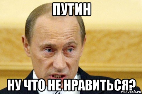 путин ну что не нравиться?, Мем путин